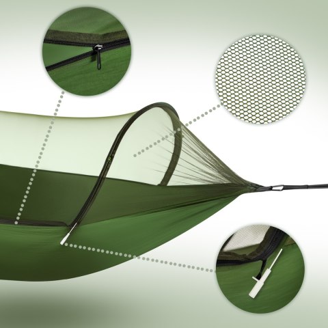 NC3117 HAMAK TURYSTYCZNY Z MOSKITIERĄ NILS CAMP