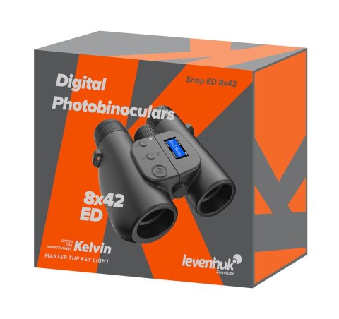 Cyfrowa fotolornetka Levenhuk Kelvin Snap ED 8x42