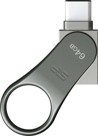 Pendrive SILICON POWER SP064GBUC3C80V1S (64 GB /Srebrny )