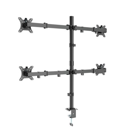 GEMBIRD BIURKOWE RAMIĘ/UCHWYT DLA CZTERECH MONITORÓW (REGULOWANE), 13"- 32"