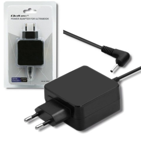Qoltec Zasilacz do ultrabooka Samsung 40W | 12V | 3.33A | 2.5*0.7
