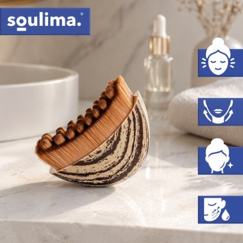 Szczotka do masażu twarzy/szyi na sucho Soulima