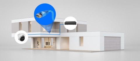 Zestaw monitoringu IP Hilook 4x IPC-T280HA-LU 8MP Smart-hybrid Light