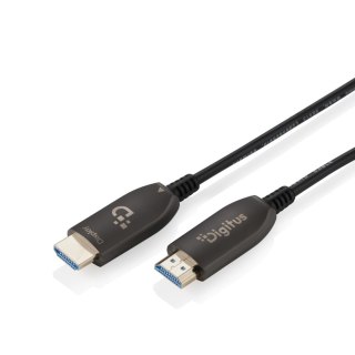 Kabel DIGITUS połączeniowy hybrydowy HDMI AOC HDMI-A męski-męski HDMI 2.1 UHD-2 8K@60Hz 48Gbps HDR, eARC, HDCP 2.2, CEC 60m