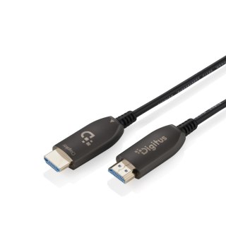 Kabel DIGITUS połączeniowy hybrydowy HDMI AOC HDMI-A męski-męski HDMI 2.1 UHD-2 8K@60Hz 48Gbps HDR, eARC, HDCP 2.2, CEC 80m