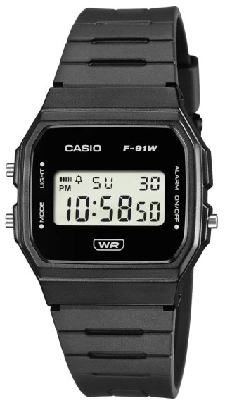 Zegarek CASIO Unisex F-91WB-1AVEF + BOX
