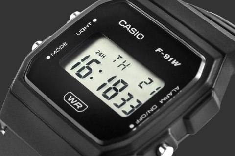 Zegarek CASIO Unisex F-91WB-1AVEF + BOX