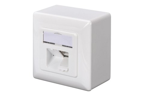 Gniazdo natynkowe DIGITUS 2x RJ45 ekranowane kat. 5e Gniazdo natynkowe DIGITUS 2x RJ45 ekranowane kat. 5e