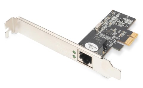 Karta sieciowa DIGITUS przewodowa PCI Express 1x RJ45 2.5 Gigabit Ethernet 10/100/1000/2500Mbps Karta sieciowa DIGITUS przewodowa PCI Express 1x RJ45 2.5 Gigabit Ethernet 10/100/1000/2500Mbps