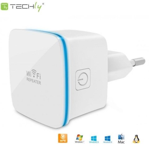 Wzmacniacz sygnału Wi-Fi Techly N300 Wall-Plug Wzmacniacz sygnału Wi-Fi Techly N300 Wall-Plug