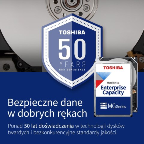 Dysk HDD Toshiba Enterprise MG Series 8TB MG10ADA800E