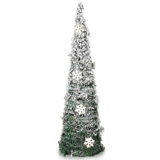 Choinka Stożek Zielona 60 cm 30 LED z Timerem Dekoracja Świąteczna