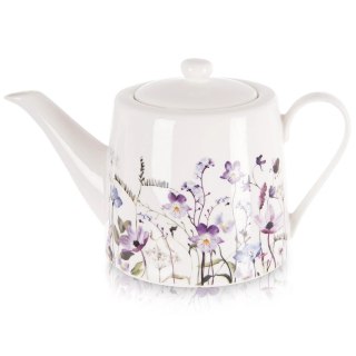 Dzbanek Porcelanowy do Kawy Herbaty 1 L Louka Polne Maki i Kwiaty