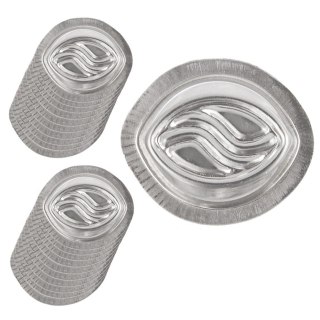 Foremki do Ciastek Orzeszek 20 szt. Stal Ocynkowana Wysokie Wzory ORION 3D