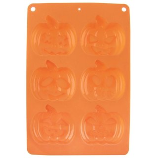 Forma Silikonowa 6 x Dynia Halloween do Ciastek i Babeczek ORION