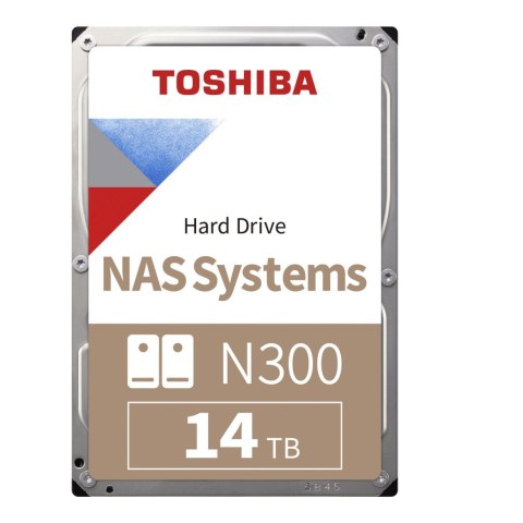 Dysk Toshiba N300 MN11ACA14TS 14TB 3,5" 7200 1024MB SATA III NAS BULK