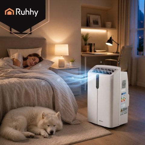 Klimatyzator przenośny 3,5kW WIFI Ruhhy