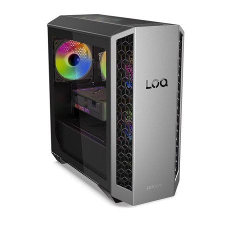 Lenovo LOQ Tower 26ADR10 Ryzen 7 8745HX 32GB DDR5 5200 SSD1TB GeForce RTX 5070 12GB Win11 Luna Grey / Eclipse Black
