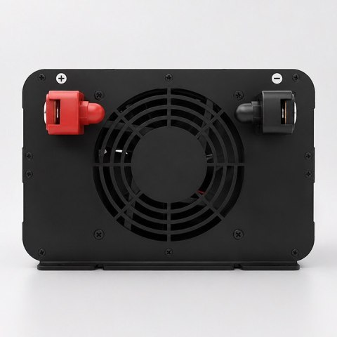 Qoltec Przetwornica napięcia Pure Sine Wave | 24V na 230V | 5000/10000W | LCD | USB | Kompatybilna z LiFePO4 GEL AGM
