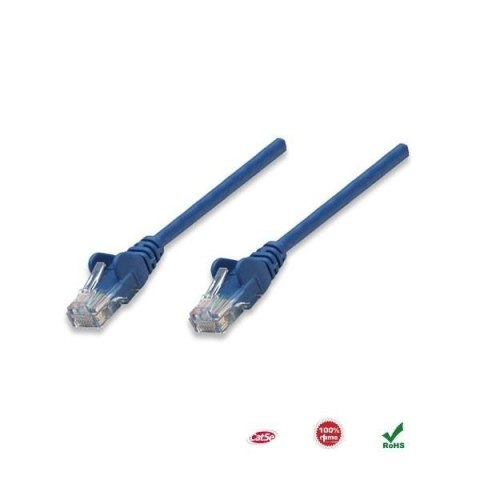 PatchCord 100% miedź Intellinet Cat.5e UTP, 7,5m, niebieski PatchCord 100% miedź Intellinet Cat.5e UTP, 7,5m, niebieski