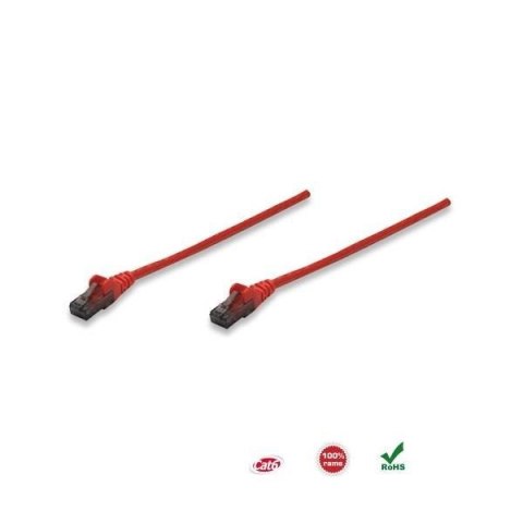 PatchCord 100% miedź Intellinet Cat.6 UTP, 5m, czerwony PatchCord 100% miedź Intellinet Cat.6 UTP, 5m, czerwony