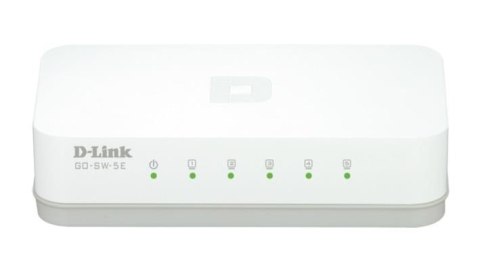 Switch niezarządzalny D-Link 5-portowy GO-SW-5E Switch niezarządzalny D-Link 5-portowy GO-SW-5E