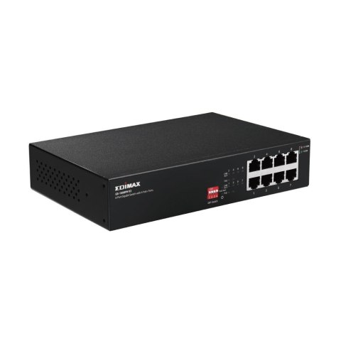 Switch niezarządzalny Edimax GS-1008PH V2 8x100/1000 4xPoE+ 70W Switch niezarządzalny Edimax GS-1008PH V2 8x100/1000 4xPoE+ 70W