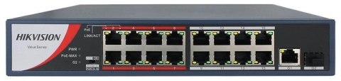 Switch niezarządzalny HIKVISION DS-3E0318P-E/M(B) PoE 16x10/100M Gigabit Switch niezarządzalny HIKVISION DS-3E0318P-E/M(B) PoE 16x10/100M Gigabit