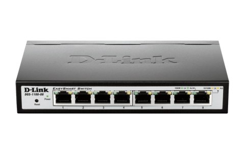 Switch zarządzalny D-Link DGS-1100-08 8x1000 Mbps Gigabit Switch zarządzalny D-Link DGS-1100-08 8x1000 Mbps Gigabit