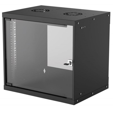 Szafa wisząca Intellinet BASIC, 9U, 540x400, Rack 19", szklane drzwi, FLATPACK, czarna Szafa wisząca Intellinet BASIC, 9U, 540x400, Rack 19", szklane drzwi, FLATPACK, czarna