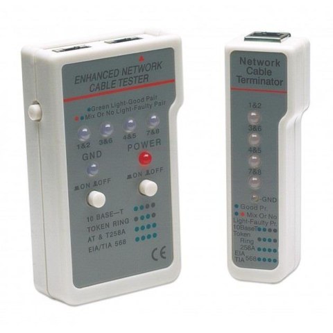 Tester okablowania Intellinet RJ11/RJ45 Tester okablowania Intellinet RJ11/RJ45