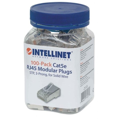 Wtyk modularny Intellinet RJ45 8P/8C STP Cat.5e 100szt. Wtyk modularny Intellinet RJ45 8P/8C STP Cat.5e 100szt.