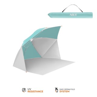 NC4803 PARASOL - PARAWAN PLAŻOWY  2 W 1 NILS