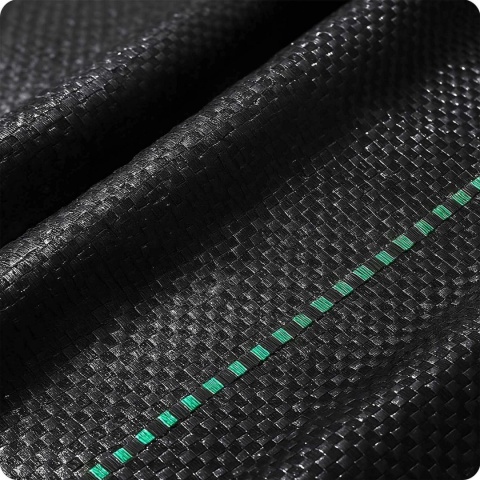 Agrotkanina ogrodowa 1,6 m x 100 m 90 g/m2 + 100 szpilek Plonos - czarna