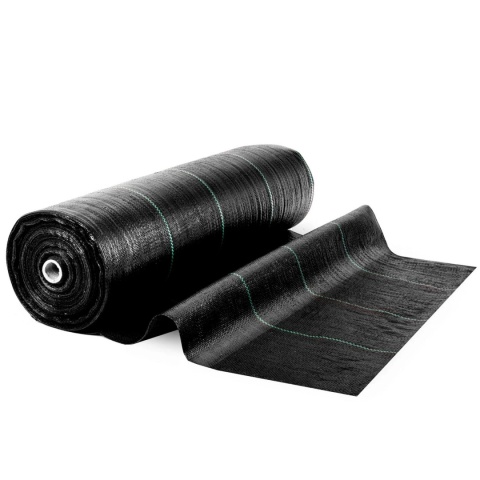 Agrotkanina ogrodowa 1,6 m x 100 m 90 g/m2 + 100 szpilek Plonos - czarna