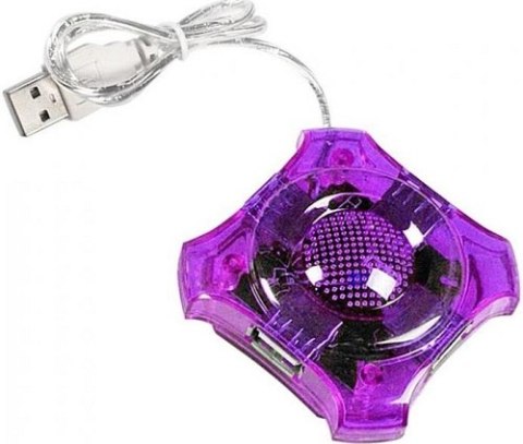 Hub USB ESPERANZA EA150V Hub 4 Porty Fiolet