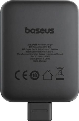 Ładowarka indukcyjna Baseus MagPro 2.5W magnetyczna do Apple Watch - czarna
