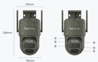 Kamera IP Reolink Trackmix Series G770 8MP LTE akomulatorowa z Panelem Solarnym
