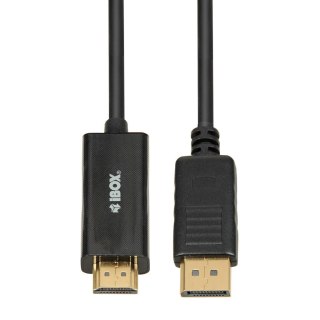 Kabel adapter iBOX HDMI do DisplayPort 4k30Hz 2m
