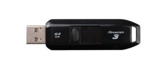 Pendrive PATRIOT Pendrive Xporter 3 64GB USB 3.2 Slider (64 GB /USB 3.0 /Czarny )