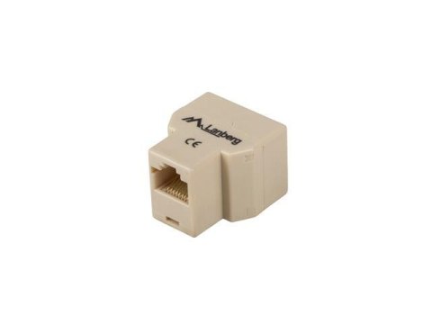 Adapter Lanberg złączka sieciowa RJ-45 - RJ-45 X2 Adapter Lanberg złączka sieciowa RJ-45 - RJ-45 X2