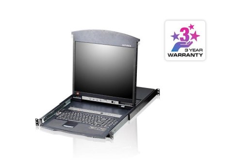 Konsola LCD 17" KVM ATEN KL1508AM (KL1508AM-AXA-AG) Dual Rail 8-port. kat.5 Konsola LCD 17" KVM ATEN KL1508AM (KL1508AM-AXA-AG) Dual Rail 8-port. kat.5