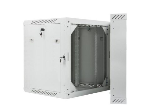 Szafa instalacyjna dwusekcyjna wisząca 19" 12U 600x600 szara Lanberg (flat pack) Szafa instalacyjna dwusekcyjna wisząca 19" 12U 600x600 szara Lanberg (flat pack)