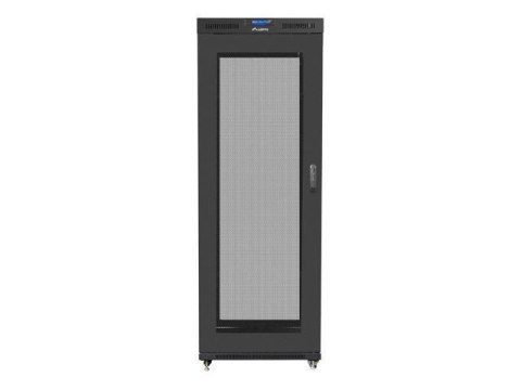 Szafa instalacyjna stojąca 19" 27U 800x1000 Drzwi Perforowane czarna Lanberg (flat pack) LCD Szafa instalacyjna stojąca 19" 27U 800x1000 Drzwi Perforowane czarna Lanberg (flat pack) LCD