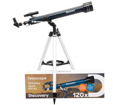 (PL) Teleskop Levenhuk Discovery Spark 607 AZ z książką