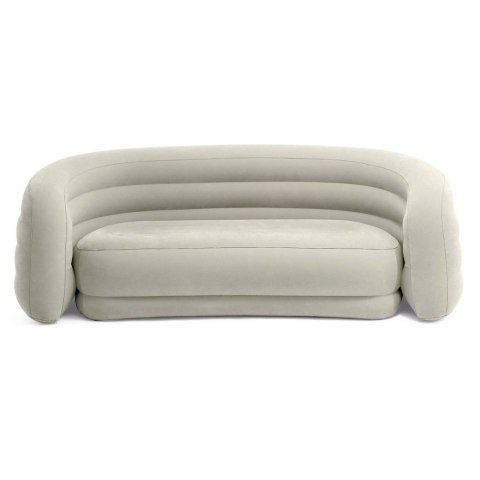 Sofa dmuchana welurowa łóżko materac 229x109x81 cm Intex 66571