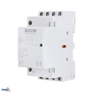 Stycznik modułowy SC201 2P 25A TYP 04 (0NO + 4NC) SCHELINGER