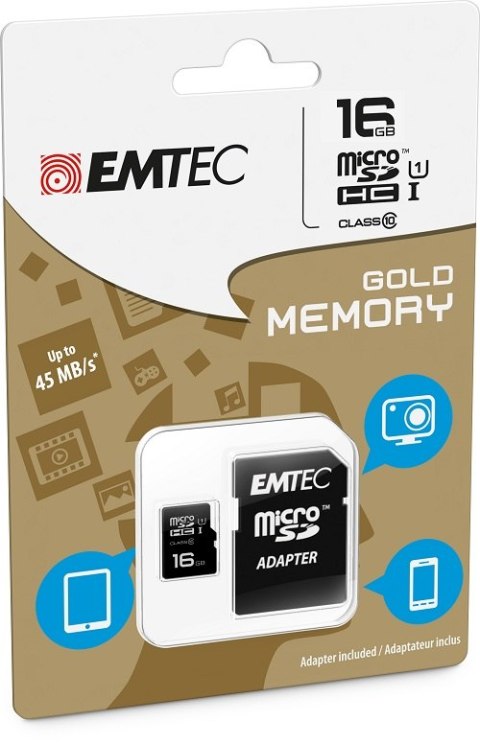 Karta pamięci EMTEC 16 GB Adapter
