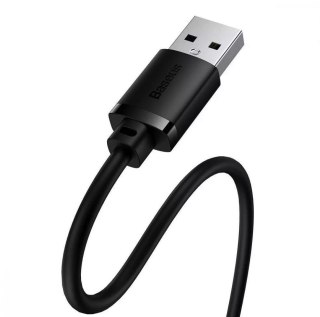 Przedłużacz kabel USB 2.0 1.5m Baseus AirJoy Series - czarny 146053 - 6932172629878
