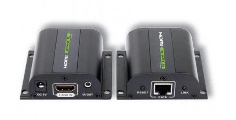 TECHLY Extender HDMI 1080p60Hz do 60 m po skrętce Kat6 IR 020355